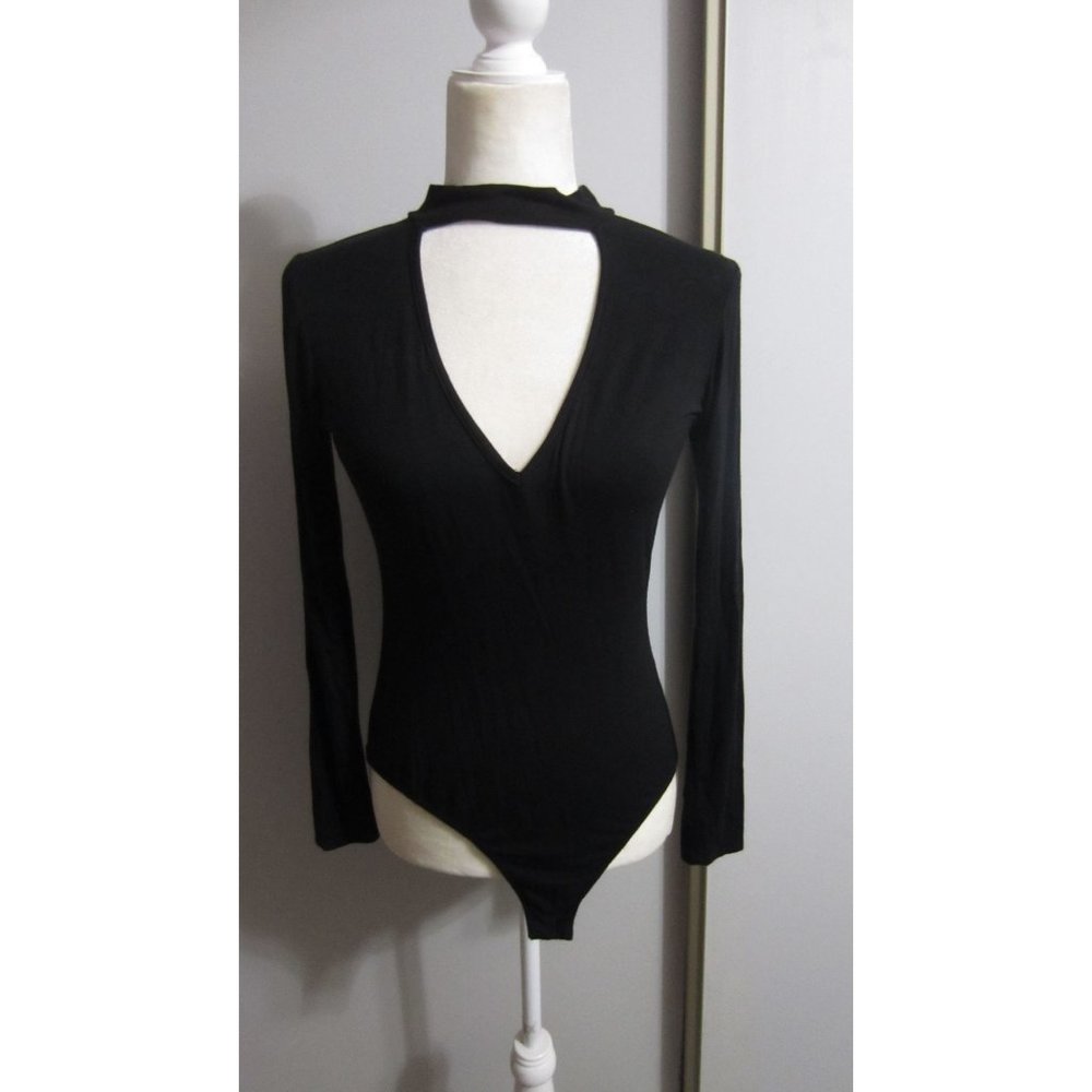 Kendall & Kylie Medium Chocker Stretch Casual Occasion Bodysuit